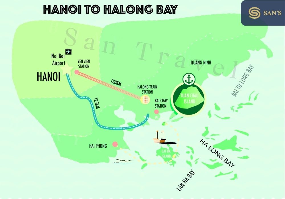 Get to Halong Bay from Hanoi