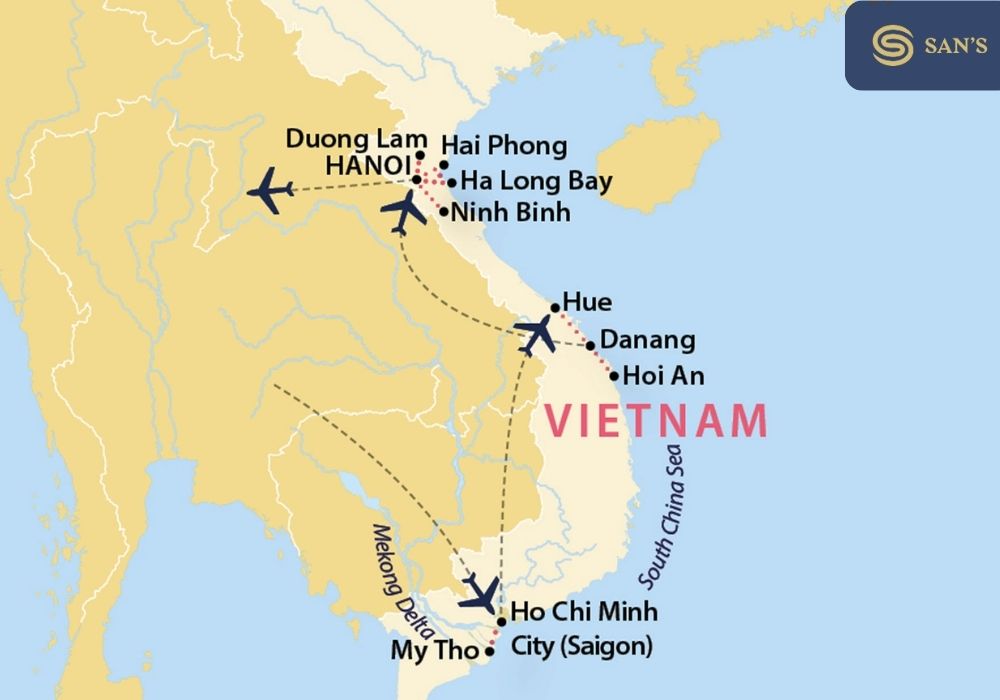 Ho Chi Minh City – Mekong Delta – Hoi An – Hue – Hanoi – Ha Long Bay