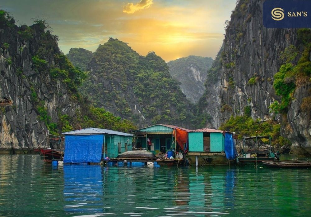 Visit the floating fishing villages here