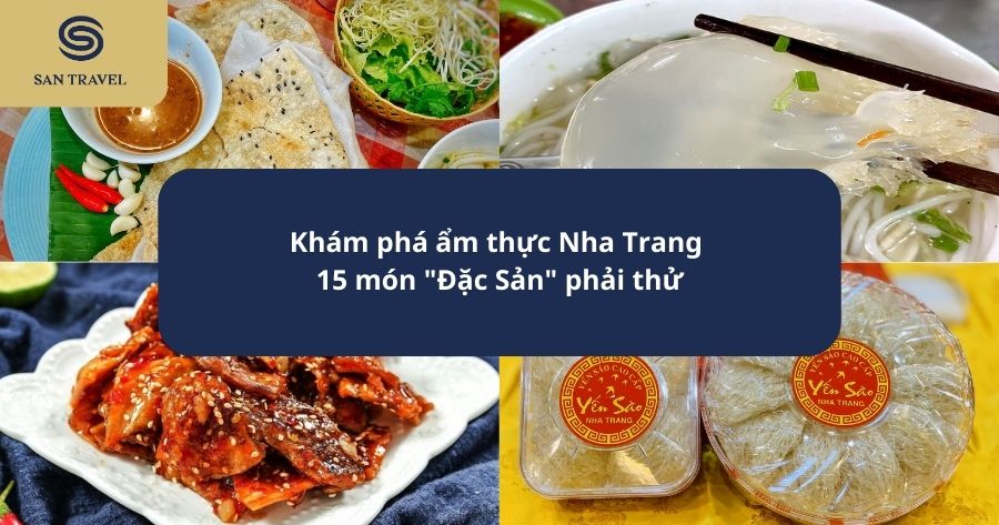 khám phá ẩm thực Nha Trang